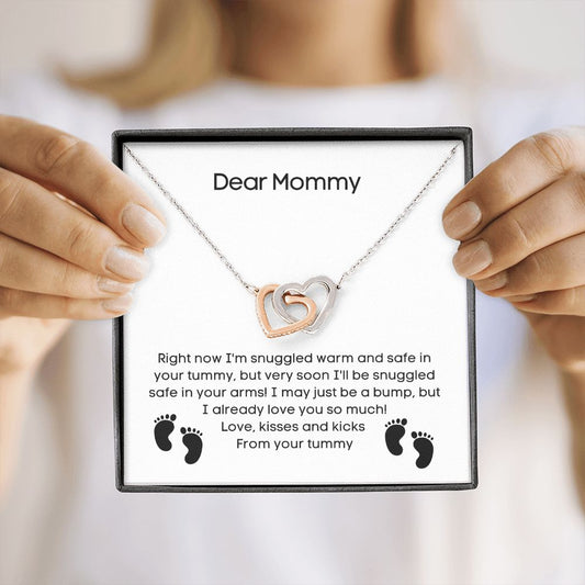 Mum to be necklace- message from baby